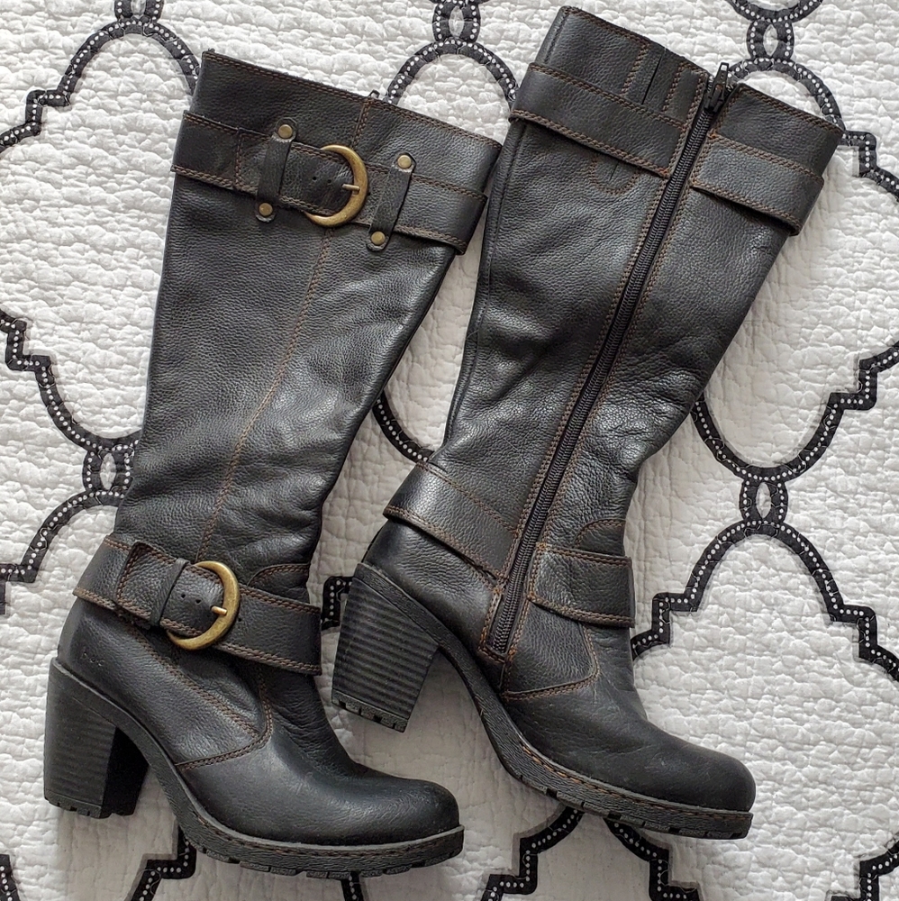 nwot black boc boots so 6